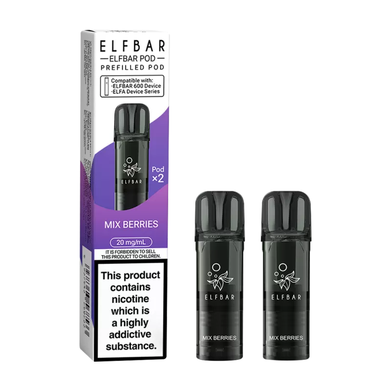 Mix Berries Elfbar 600 Pods - Vapeshop Co