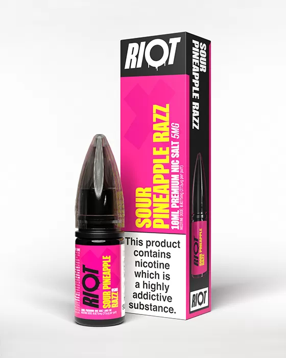 Sour Pineapple Razz Nic Salt E-Liquid - Image 2