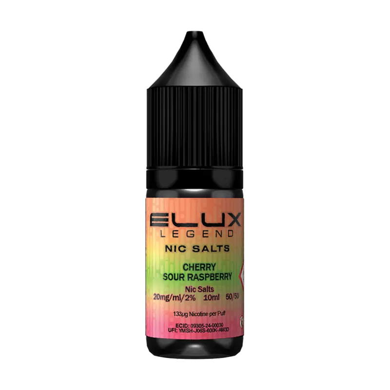 Cherry Sour Raspberry Nic Salt by Elux 10ml - 20mg - Vape Product (31A371)