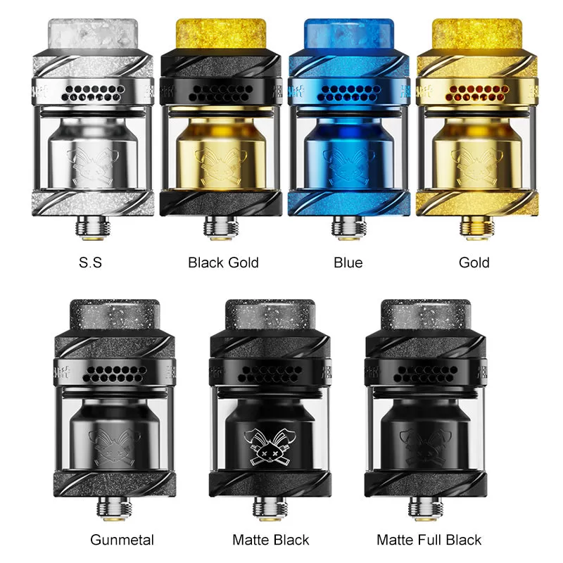 Hellvape Dead Rabbit Solo 2 RTA Atomizer - Matte Full Black - Image 2