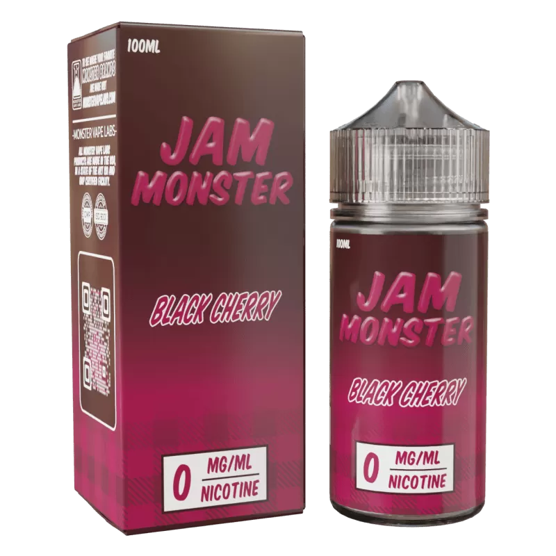 Jam Monster - Black Cherry - 100ML E-Liquid - 0MG
