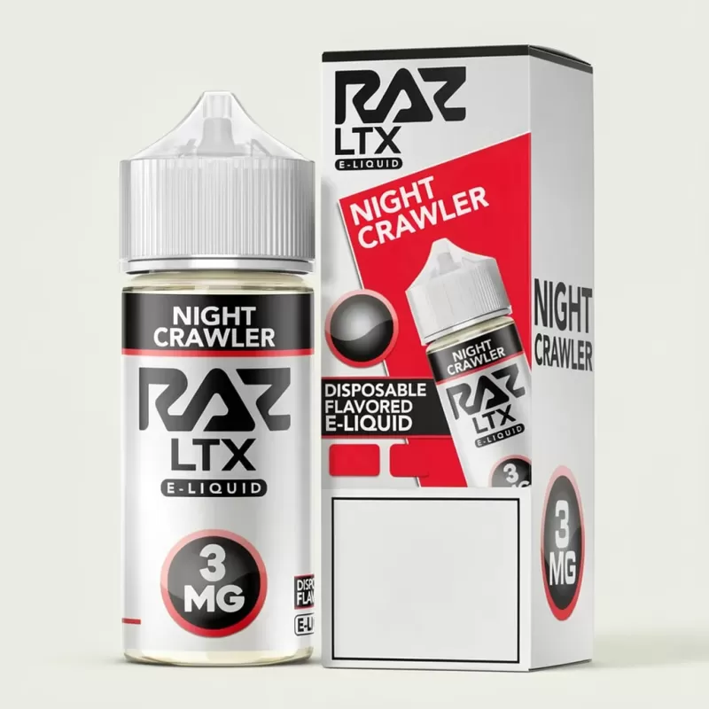 Night Crawler – Pod Juice x RAZ LTX – 100mL Freebase Vape - Vape Product; Vape Product, Vape Product (BF6599)