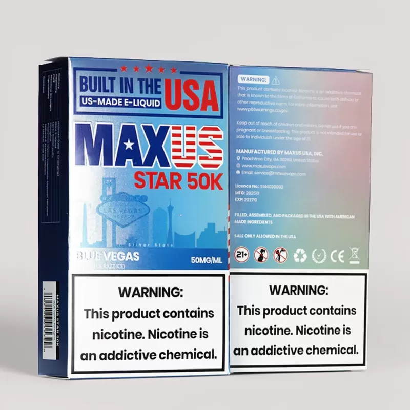 MAXUS Star 50K Puffs Disposable Vape - Image 3