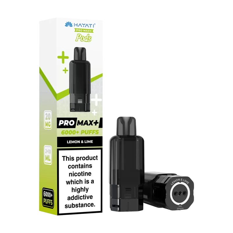 Lemon & Lime Hayati Pro Max+ Refill Pack - 5mg - Vape Product
