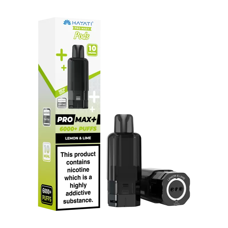 Lemon & Lime Hayati Pro Max+ Refill Pack - 5mg - Vape Product - Image 2