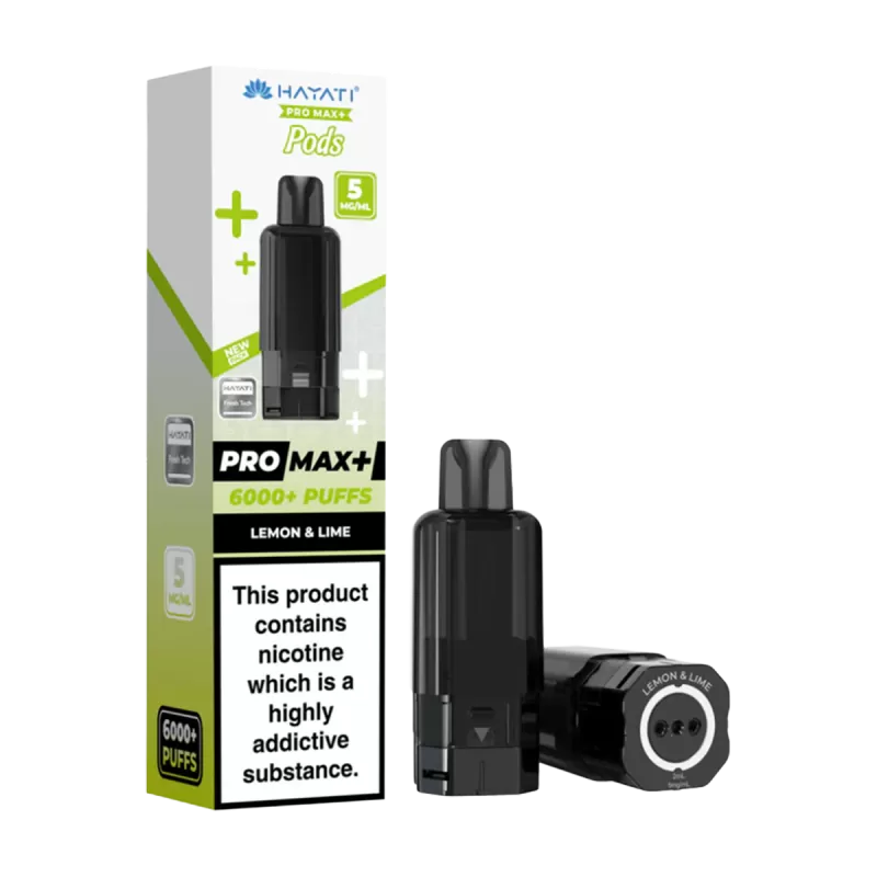 Lemon & Lime Hayati Pro Max+ Refill Pack - 5mg - Vape Product - Image 3