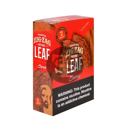 Zig Zag Natural Leaf Wraps, 25x2ct Sweet - Vape Store