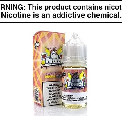 STRAWBERRY BANANA FROST BY MR. FREEZE SALTS 30ML - Vapejuice
