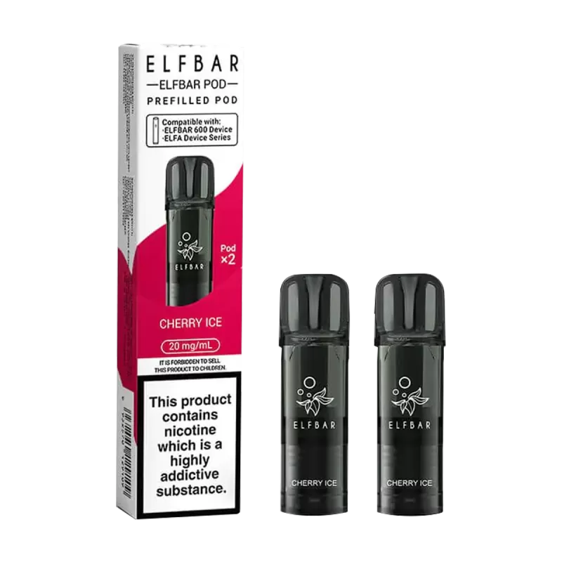 Cherry Ice Elfbar 600 Pods - Ecigwizard