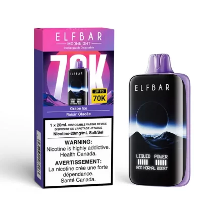 Elf Bar MoonNight Grape Ice 70K Disposable Vape