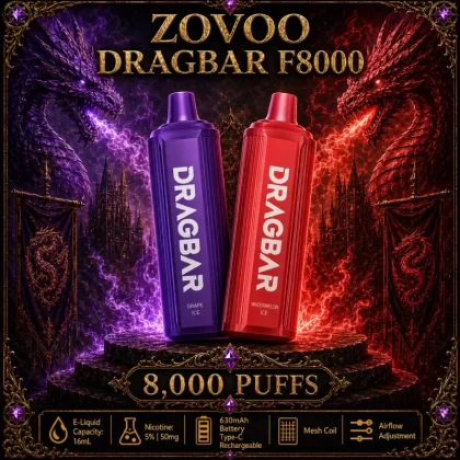 ZoVoo DragBar F8000 - Blue Raspberry Lemon - Vapeciga