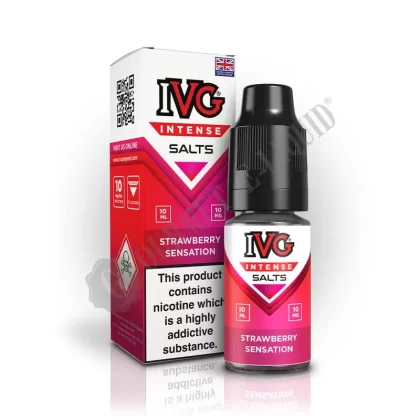 Strawberry Sensation by IVG Intense Salts - Nicotine Strength#10mg>20mg
