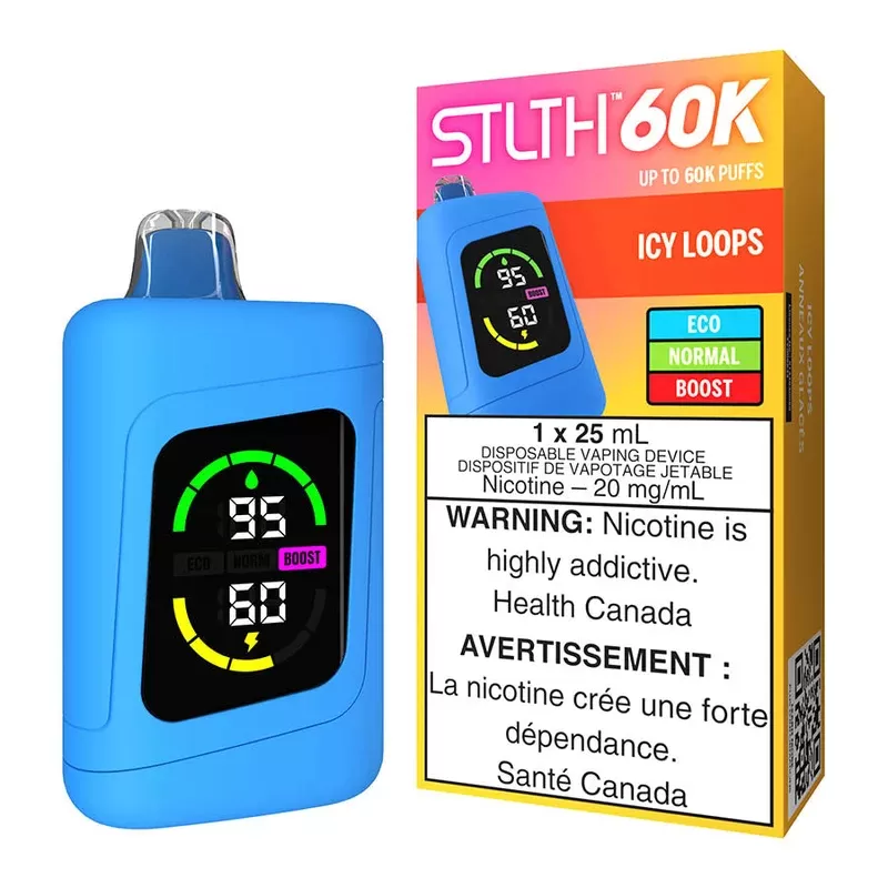 STLTH 60K Disposable Vape Device – Icy Loops