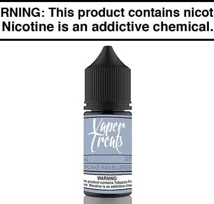 CUPCAKE MAN BLUEBERRY BY VAPER TREATS SALT 30ML - Vapejuice