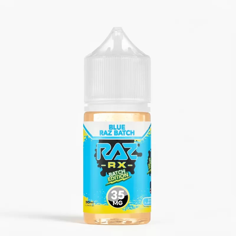 Raz RX Salt Blue Raz Batch 30mL – Blue Raspberry 50/50 VG/PG - Vape Product, Vape Product