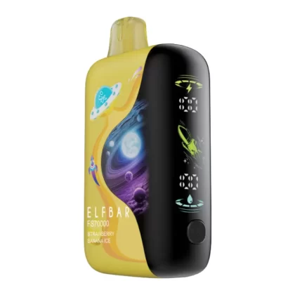 Elf Bar FS70K Disposable Vape Device - Strawberry Banana Ice 20ml - 20mg/ml