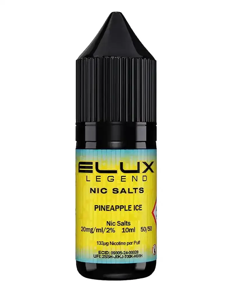 Elux Legend Pineapple Ice Nic Salt Vape Juice - 10mg