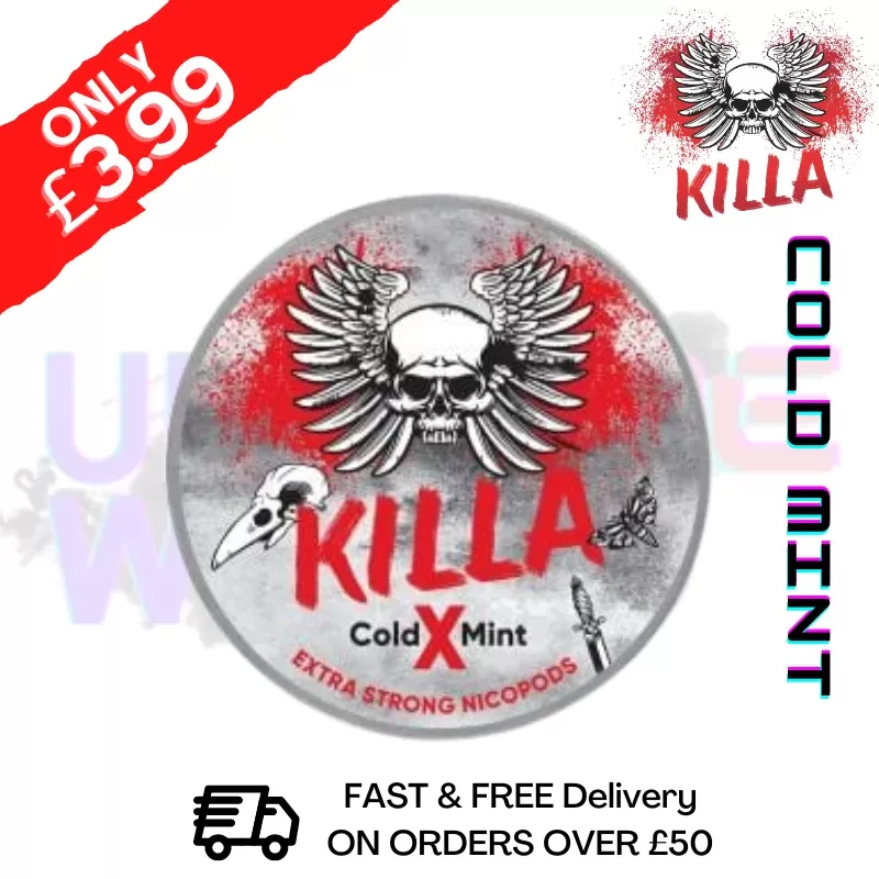 Cool Mint Killa Nicotine Pouches NicoPod Nic Pouch (16.5mg)