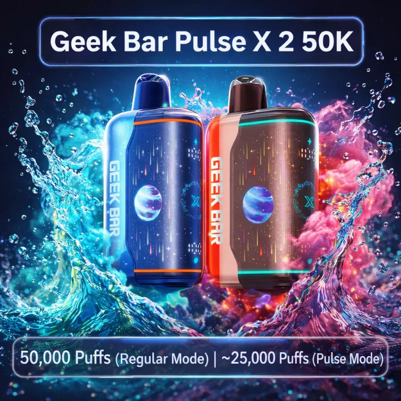 Geek Bar Pulse X 2 50K - Strawberry Bull - Vapeciga - Image 2