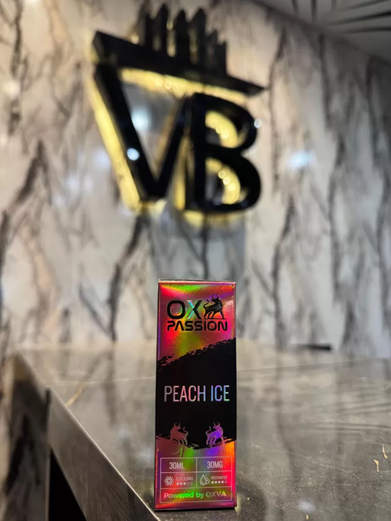 Oxva Ox Passion – Peach Ice 30ml (30-50mg) - Vape Product, Vape Product