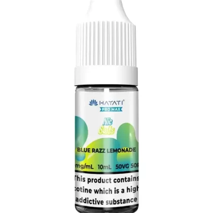 Hayati Pro Max Blu Razz Lemonade Nic Salt Vape Juice