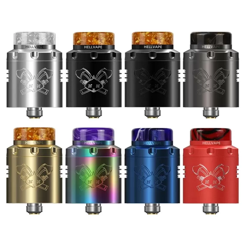 Hellvape Dead Rabbit 3 RDA Tank Atomizer - Gunmetal Carbon Fiber - Image 2
