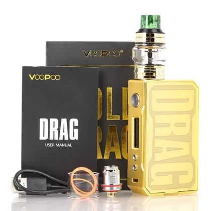 VOOPOO DRAG 157W TC Kit with UFORCE (STANDARD EDITION-GOLD) (With Batteries)