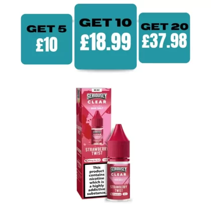 Serioulsy Clear Nic Salt - Rubi Passion Ice / 5MG