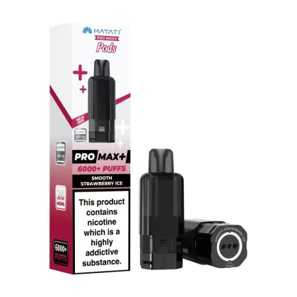 Smooth Strawberry Ice Hayati Pro Max+ Refill Pack - 20mg - Vape Product