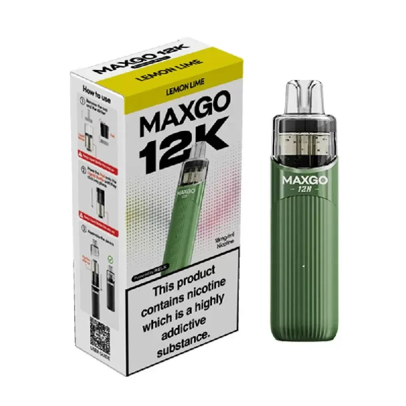 Relx Maxgo 12k Prefilled Pod Kit Lemon Lime - Nicotine Strength#20mg
