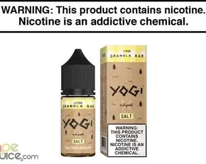 LEMON GRANOLA BAR BY YOGI E LIQUID SALT 30ML - Vapejuice