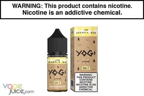 LEMON GRANOLA BAR BY YOGI E LIQUID SALT 30ML - Vapejuice