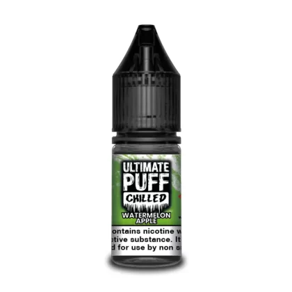 Ultimate Puff Chilled Watermelon Apple 10ml Vape Juice - 10 Pack - Strength 12mg