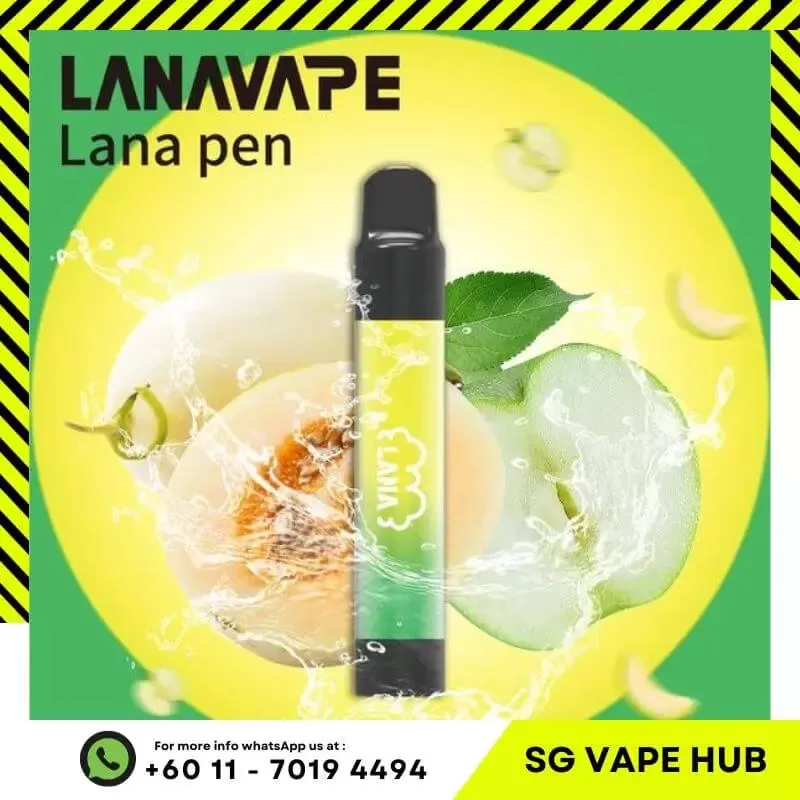 LANA PEN 2000 Puffs - Lime Passion Fruit - Sgvapeshubsafety - Image 3