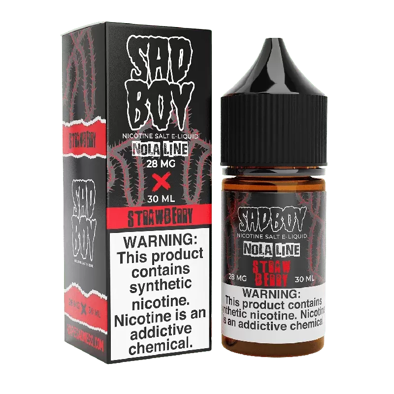Strawberry Nola SALT – Sadboy – 30mL