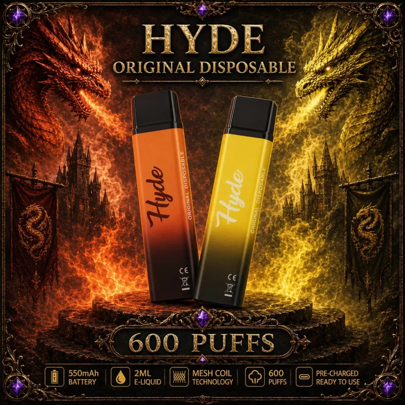 Hyde Original Disposable - Butterbean (BLK Series) / Mango Ice / 50mg
