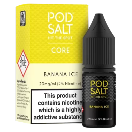 !!! Banana Ice Pod Salt Core 10ml nicotine salt e-liquid !!!