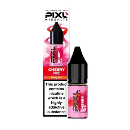 Pixl Cherry Ice Nic Salt E-Liquid - 10 Pack - 20mg