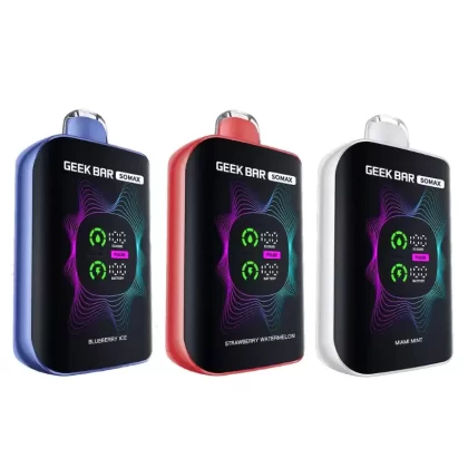 Geek Bar Somax 80K Disposable Vape (5%,80000 Puffs) - Blueberry Ice, Fcuking FAB