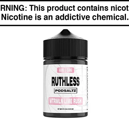 WTRMLN LIME RUSH BY RUTHLESS ESSENTIALS SALT 60ML - Vapejuice