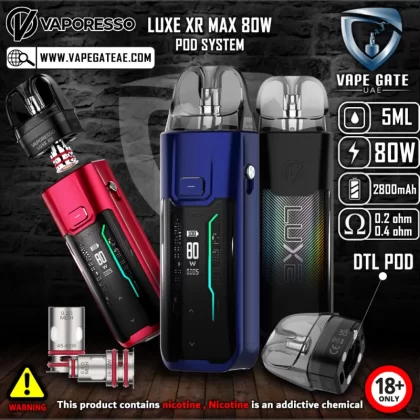 VAPORESSO LUXE XR MAX 80W POD SYSTEM - Black