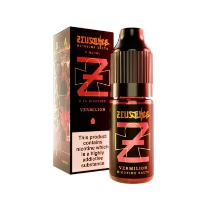 Vermilion 10ml Nic Salt by Zeus Juice