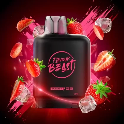 Smashin’ Strawberry Jewel (Iced) – Level X Flavour Beast G2 Ultra 50K Pod