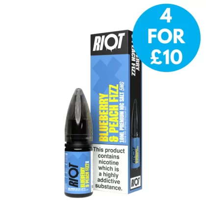 5mg (0.5%) Riot X E-liquid 10ml Nic Salts - Vape Co