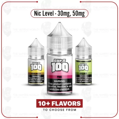 Keep it 100 Salt Synthetic Nicotine 30ml - Thevapersworld