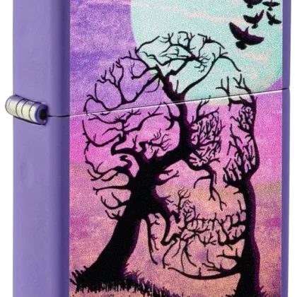 Zippo Lighter $29.95-Skull Tree Design - Ejuicewarehouse