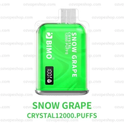 BIMO Crystal 12k Puffs- Snow Grape - Ozvapeone