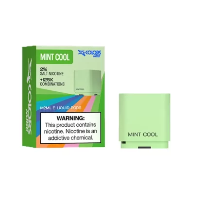 Zlabs Zcolors Mini Mint Cool Pod - Nicotine Strength#Mint Cool (33D2CE)