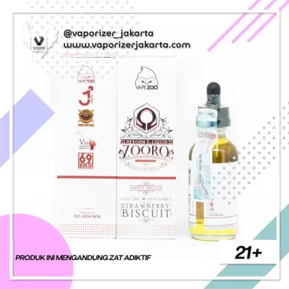 ZOORO STRAWBERRY BISCUIT 60 ML - 3 mg / 60 ml