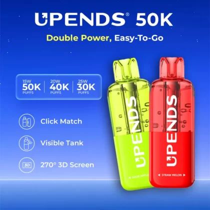 Upends UP9 50K Puffs Disposable POD - 50,000 Puffs - Cool Mint